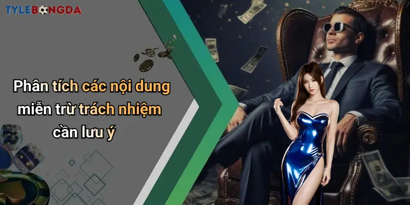 Phân tích các nội dung miễn trừ trách nhiệm cần lưu ý