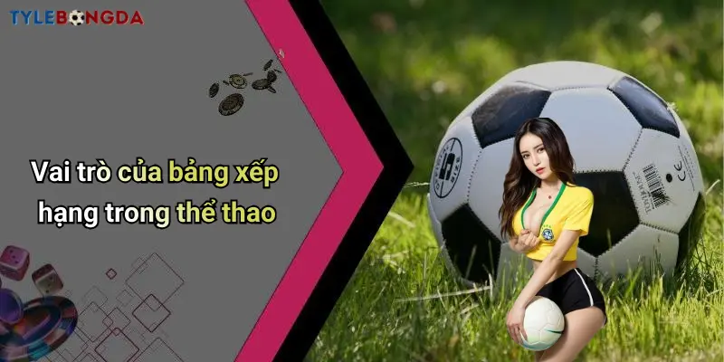 Vai trò của bảng xếp hạng trong thể thao