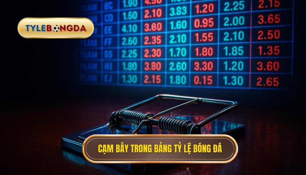 Cạm bẫy trong bảng tỷ lệ bóng đá