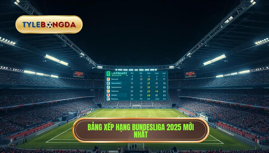 Bảng xếp hạng Bundesliga 2025 mới nhất