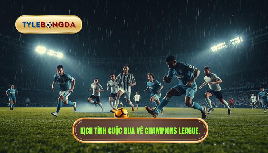 Kịch tính cuộc đua vé Champions League